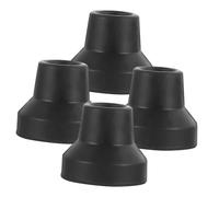 Mikinona 4 pezzi Punte di Ricambio per Stampelle in Gomma Antiscivolo Copri Piedi per Bastoni da Passeggio e Trekking Protezione Resistente per Supporto e Stabilità su Neve e Terreno Molto