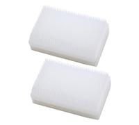 Mikinona 4 Pz spazzola per l'autismo spazzola sensoriale per bambini piccoli scrubber sensoriale morbido concentrazione portatili pennello per terapia sensoriale wilbarger plastica bianca