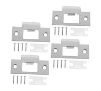 Mikinona 4 set Piastra per Porta Inossidabile da Piastre per Serratura Resistente All Facile da Installare e Compatibile con La Maggior Parte delle Porte