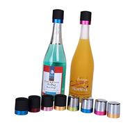 Mikinona 4 Tappi in Silicone Per Vino Sigillano Le Bottiglie Di Vino Tappi Riutilizzabili Per Bottiglie Per Matrimoni Casa Bar Casuali
