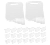 Mikinona 40 pezzi Divisori Trasparenti per Frigorifero in Plastica Resistente Regolabili e Rimovibili per Organizzazione Facili da Usare per Suddivisione e Ordinamento degli Alimenti