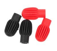 Mikinona 4pezzi Copri-bacchette in Silicone Cappucci Per Bacchette Protezioni Per Sordina Accessori Per Batteria Per Esercitarsi e Proteggere