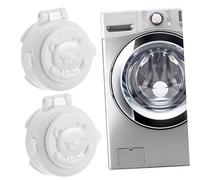 Mikinona 4pezzi Copri Pulsanti Di Sicurezza Per Lavatrice Protezione Tastiera Avvio Tocco Blocco Anti-pressione Per Design Sicuro e Adesivo Resistente Proteggi Avvio Macchine e Prevenzion