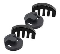 Mikinona 4pezzi Sordina Per Violino Gomma Da Accessori Pratica Per Strumenti Musicali Riduzione Del Rumore Per Pratiche Notturne e Performance