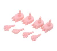 Mikinona 4sets Mani e Piedi in Miniatura Per Burattini Per Piedi Realistici in Miniatura Parti Ricambio Per Giocattoli e Bambole Da Te Set Accessori Per Creazione Bambole