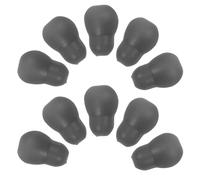 Mikinona 5 Paia Tappi Orecchie Silicone Morbidi per Stetoscopio Ricambio Riutilizzabile per Protezione Uditiva e Precisione Diagnostica Facili da Installare Grigio