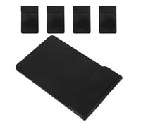 Mikinona 5 Pezzi lavagna Libro del server dei accessori per cameriera porta bloc-notes per gli ospiti blocco ordini per camerieri per server pad di controllo del pu Black