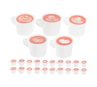 Mikinona 50 Mini Resin Cups Realistic Miniature Tea Mugs For Dollhouse Lightweight Resin Kitchen Accessories For Creative Crafts And Desktop Decor