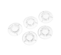 Mikinona 5pezzi Copripiede Trasparente per Pedale Effetto Chitarra Cappuccio per Pulsante di Pedale Tappo per Chiodo di Accessori per Pedaliera Protezione per Interruttore