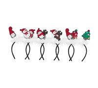 Mikinona 5pezzi Fascia Per Capelli Natalizia in Materiale Di Buona Qualità Design Creativo Per Feste e Festival Accessorio Soave Per Adulti e Ragazzo Ragazza Ragazza