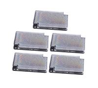 Mikinona 5pezzi Pannello Retroriflettente Per Sostituzione Accessorio Retroriflettente Per Fotoelettrici Parte Effetto Riflettente Per Edili e Sicurezza Veicolare