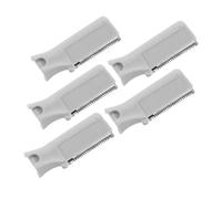 Mikinona 5pezzi Tagliacapelli Per Sopracciglia Lame Di Ricambio Kit Per Rifinire Le Sopracciglia Strumento Per Rimozione Dei Peluzzi Del Viso Accessori