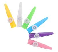 Mikinona 6 Pezzi Kazoo in Plastica Colorata per Strumenti Musicali Portatili Ergonomici per Mani Piccole Educativo per Asilo e Feste Favoriti per Attività di Gruppo e Apprendimento Musicale
