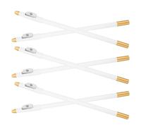 Mikinona 6 Pezzi Matita Sopracciglia e Eyeliner con Temperamatite Integrato Penna Trucco Multifunzionale per Barba Linee Precise e Controllo Professionale per Trucco Occhi e Definizione