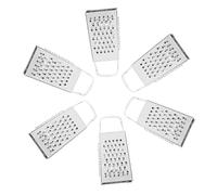 Mikinona 6 pezzi Mini Grattugie Manuali in Acciaio Inossidabile Lati Affetta Verdure e Formaggio Affilata per Taglio Uniforme Manico Robusto Compatto per Cucina e Uso Portatile