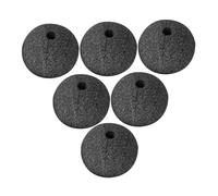 Mikinona 6 Pezzi Nasi da Clown Neri in Spugna 5cm, Accessori Costume Clown Leggeri e Traspiranti per Spettacoli Teatrali, Feste, Cosplay e Intrattenitori