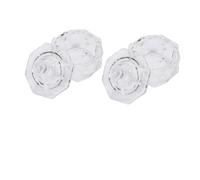 Mikinona 6 Pezzi Tazza Di Cristallo Per Nail Art Chiaro Coppa Per Unghie Manicure Polacco Unghia Per Le Unghie Guidato Coppetta Per Unghie Liquido Traslucido Kit Per Unghie Bicchiere