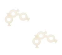 Mikinona 6 Pz Piccolo supporto del pistone - Accessori tromba molla - Accessori tromba professionali tamponi valvole serpente a tromba casse audio piastre molla valvole tromba bianca