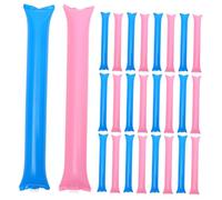 Mikinona 60 Pezzi Bastoncini Gonfiabili Thunder Sticks Bastoni Cheer Team Spirit Accessori Leggeri e Resistenti per Eventi Sportivi Feste e Competizioni Colori Blu e Rosa Facili da Gonfiare