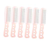 Mikinona 6pcs Professional Hairdressing Combs Women Combs Wig Combs Pettini Combs