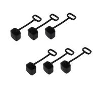 Mikinona 6pezzi Copertura in Silicone Per Kazoo Di Coperture Protettive Comode e Facili Da Riporre Nero