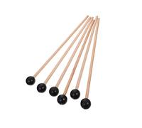 Mikinona 6pezzi Martelletti Legno Per Strumenti Musicali Bacchette Per Marimba e Percussioni Materiale Di Alta Qualità Design Ergonomico e Resistente Suono Pieno e Bilanciato Perfetti Per