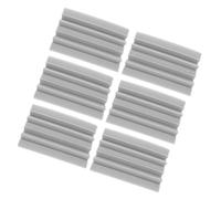 Mikinona 6pezzi Pannelli Fonoassorbenti Angolari Imbottitura Pareti Isolamento Acustico Bass Trap Basso Frequenza Per Ktv Teatro Bar Grigio Ignifugo Facile Installazione