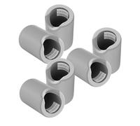 Mikinona 6pezzi Protezione Angoli Maniglia in Silicone Per Armadi Paraspigoli Rotondi Anticollisione Per Sicurezza Ragazzo Ragazza Ragazza Copri Spigoli Mobili Grigio Montaggio Facile e Inv