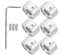 Mikinona 6set Tappi Per Pedali Chitarra Di Tappi Per Unghie Copri-commutatore Per Interruttore Effetto Protezione Effetti Alluminio Sicuro e Affidabile Facile Installazione