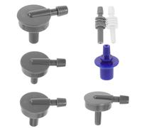 Mikinona 7 Pezzi Connettore Adattatore per Tubo Singolo Bracciale Sfigmomanometro Compatibile Resistente e Facile da Sostituire Accessorio per Monitor Pressione Casa e Ospedale