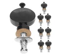 Mikinona 8 Pezzi Picchetti Vite Accordatura Ukulele in Metallo Precisa per Suono Stabile Manopole Rotonde Ergonomiche Accessori per Sostituzione Corde e Miglioramento