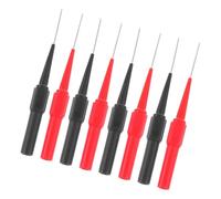 Mikinona 8 Pezzi Puntali Tester Multimetro in Inossidabile Sonde Test Lead Pin Resistenti e Compatibili per Riparazioni Auto e Test Elettrici Professionali