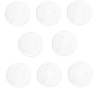 Mikinona 8pezzi Copritasti Per Effetti Chitarra Trasparenti Copertura Unghie Accessori Sostitutivi Piedino Effetti Leggeri e Facili Da Installare Per Effetti Elettrici