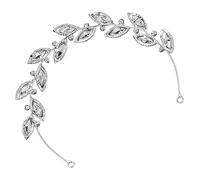 Mikinona Accessorio Per Da Sposa Con Tralcio Di Zirconi Cerchietto Per Da Sposa Per La Festa Di Nozze