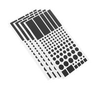 Mikinona Adesivi Oscuranti Per Luci a Led 4 Pezzi Coperture Bloccanti Per Dispositivi Elettronici, Router, Elettrodomestici e Orologi, Film Oscurante Regolabile Per Uso Notturno e Riposo