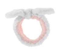 Mikinona Banca per lavare la faccia Fascia bandana facciale fasce per gruppo musicale hair band bandane fascia spa per lavare il viso lavaggio del viso della fascia Peluche bianca