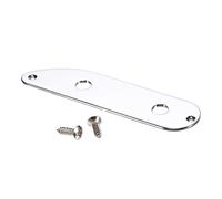 Mikinona Bass Guitar Control Plate Angled Metal Design Robust Replacement Part For Stable Sound Quality And Professional Look