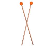 Mikinona Bastoncini d Arancio Per Percussioni Mazzuola Per Campana Bacchetta Per Glockenspiel Mallet Per Strumenti Musicali Accessori Testa in Gomma e Manico in Legno