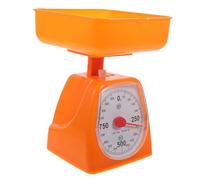 Mikinona Bilancia Arancia Quadrante Trasparente Meccanica Cucina in Plastico e Scala Precisione Professionale e Design Colore Casuale per Cucina e Laboratorio