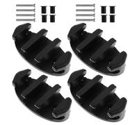 Mikinona Bitta in Nylon per Ormeggio Barche 4 Pezzi con Viti Galloccia Porta Cima per Kayak e Canoe Accessori Nautici Resistenti e Leggeri per attività Acquatiche