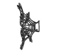 Mikinona Black Spider Web Hair Clip molletta Accessori per per le donne districante grandi fermagli per per spessi Clip artiglio per Lega di zinco Nero