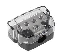 Mikinona Blocco Distribuzione Massa Audio Auto con Portafusibile Integrato Splitter Audio Vie per Amplificatore Installazione Facile e Riduzione Rumore