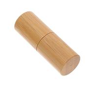 Mikinona Bottiglia Roll-on in Legno 3ml, Flacone Ricaricabile per Oli Essenziali e Profumi, Compatto e Portatile per Viaggi, Borse Yoga e Uso Quotidiano