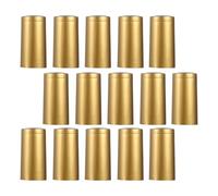 Mikinona Capsule Termoretraibili Oro per Bottiglia Vino in Plastico, 200 Pezzi, Sigillo Professionale per Ristorante e Casa, Copertura Resistente e Decorativa