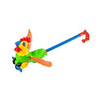 Mikinona Carrozzina Cartone Animato con Rimovibile da Spingere e Tirare per per Sviluppo Motorio e Cognitivo Plastica Sicura e Durevole Colore Casuale Colore Casuale
