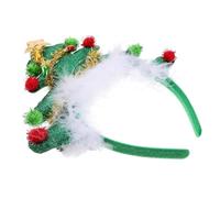 Mikinona Cerchietto Natalizio Luminoso Con Design Albero Di Natale Accessorio Decorativo Per Feste e Eventi Per Adulti e Colori Vivaci e Resistente Alla Fade