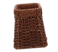 Mikinona cestino di stoccaggio delle posate porta forchetta e cucchiaio vassoio per posate portautensili per lavello da cucina PP Light Brown