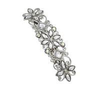 Mikinona Clip per floreali intarsiati accessori per con strass bobby fermagli per vintage ed eleganti molletta per da donna lega di zinco