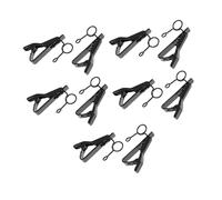 Mikinona Clip Per Microfono in Ferro Da Bavero, Supporti Microfono Lavalier Pinza Robusta, Set Da 10 Pezzi Portatile Per Conferenze, Discorsi e Spettacoli