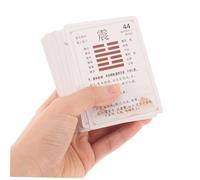 Mikinona Completo Divinazione I Ching con Carte Esagramma in Carta Resistente Monete Prosperità Cinesi Fengui Guida Istruzioni per Fortuna Ricchezza e Successo per Meditazione e